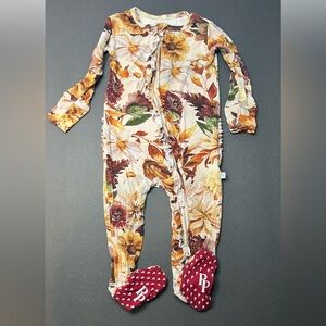 Posh Peanut Bamboo Juliet's footie pajamas